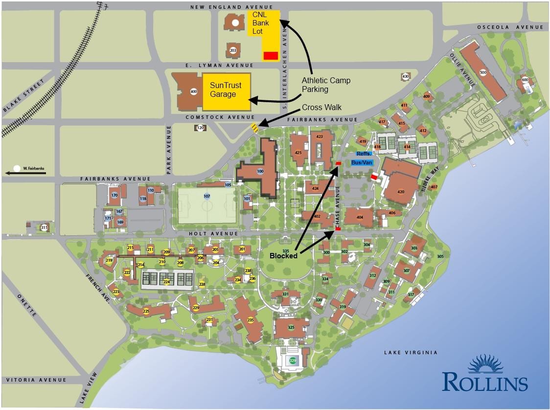Karte von Rollins college