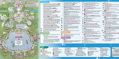 EPCOT Orlando Karte
