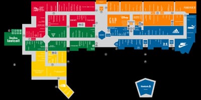 Premium outlets, Orlando Karte anzeigen