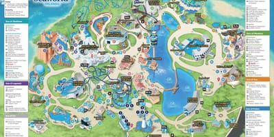 Karte von Seaworld